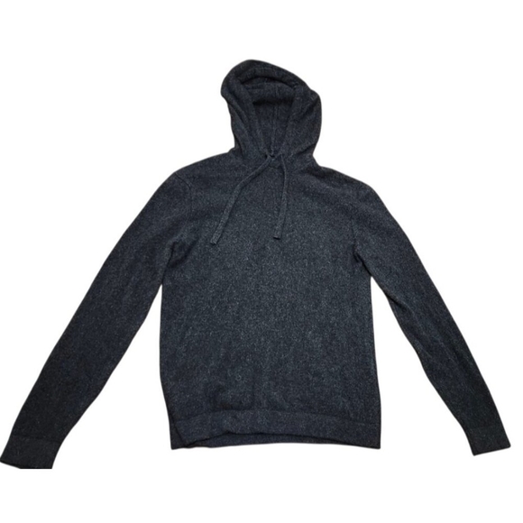 Naadam Sweater M Recycled Cashmere Hoodie Dark Gray Casual - Picture 3 of 15